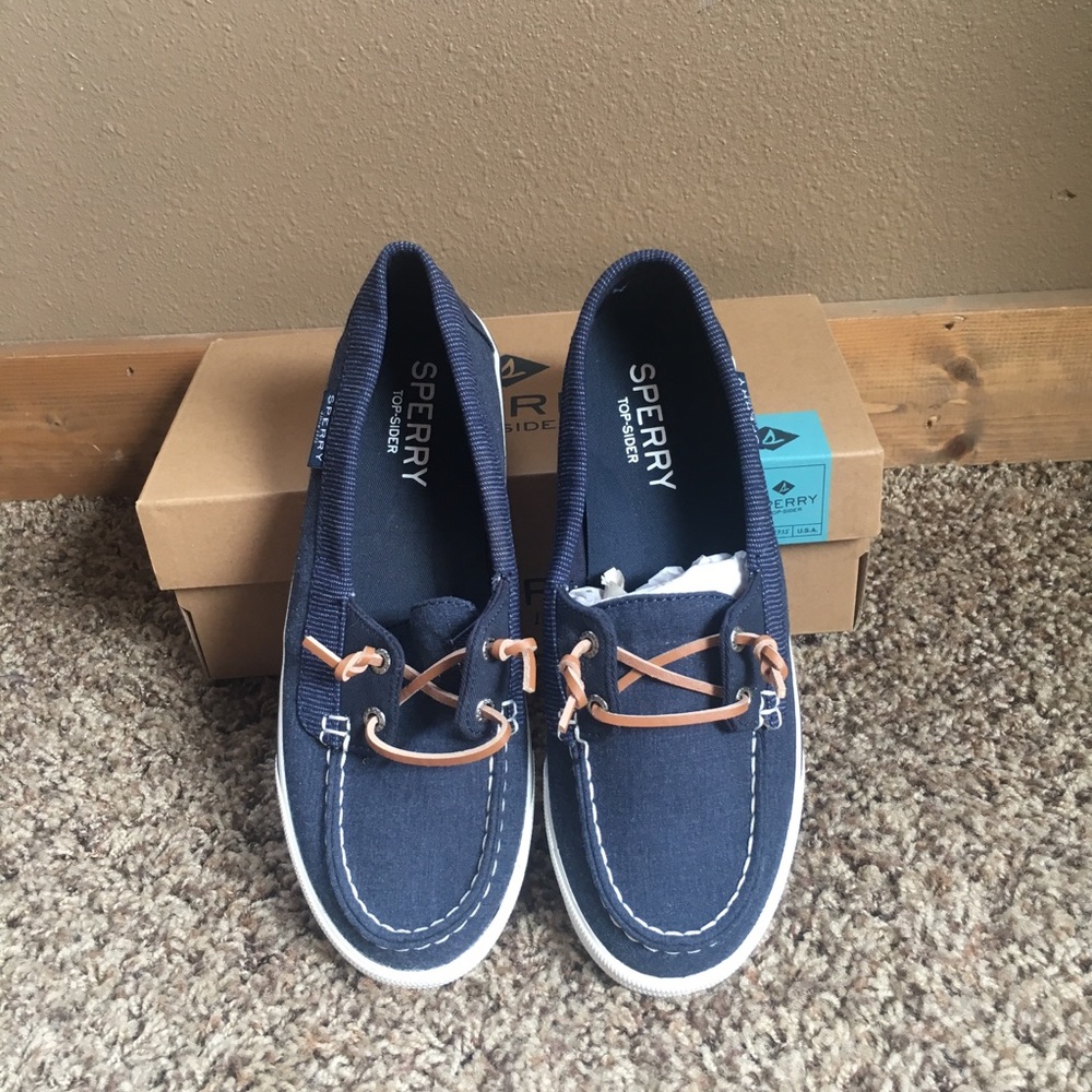 Sperry Lounge Away Navy 7.5 Shoes